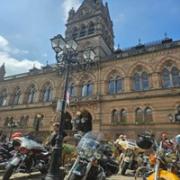 Riders from Deva Legion H.O.G (Harley Owners Group) Chapter will exchange gifts with one of Chester's twinned cities.