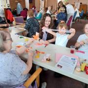 Arches Primary School pupils have been having fun working with the Here and Now social activity group for older people in Blacon.