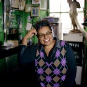 Novelist Jackie Kay is one of several prominent figures visiting the university.