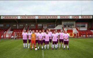 Matilda Foundation FC play stars from Emmerdale and Hollyoaks in a charity football match to remember baby Matilda Cosgrove