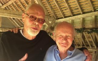 Whispering Bob Harris and Colin Hall. By Colin Hall
