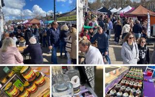 Frodsham Artisan Market launch day and a selection of the stalls.