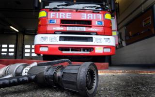 Fire crews called out to deal with 'well alight' car blaze