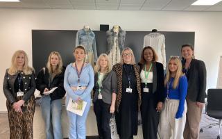 Fashion students at Cheshire College – South & West’s Chester Campus participated in a huge collaborative project