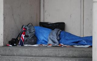 The number of people sleeping rough was the highest in at least 13 years in 2023