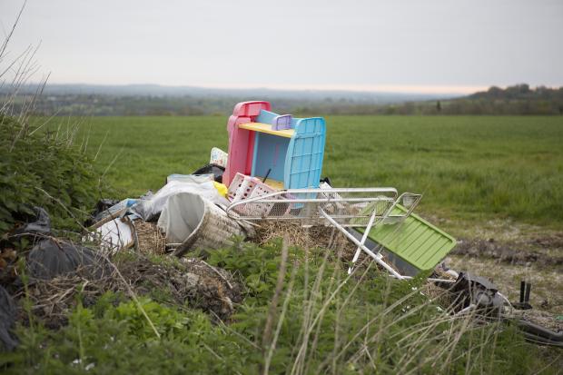 Incidents of fly-tipping have increased year-on-year